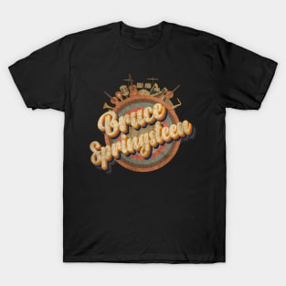 Tour Music Designs Vintage Retro - The Boss T-Shirt